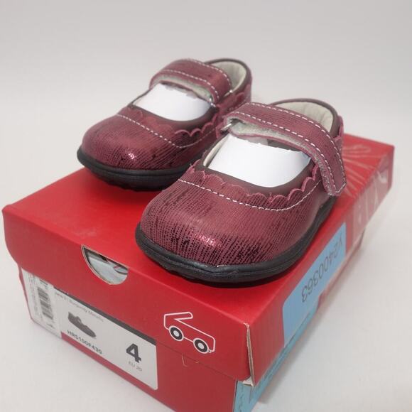 See Kai Run Other - NEW See Kai Run Susie Burgundy RED Mary Jane Shoes Infant Toddler Size 3